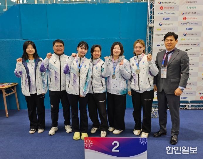 전국장애인동계체전서 컬링 은메달 쾌거