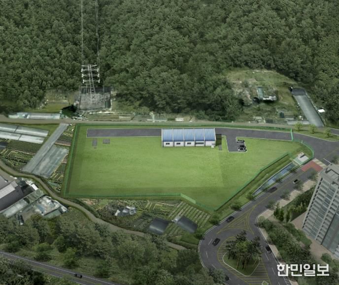하안동에 설치되는 하수저류시설 조감도