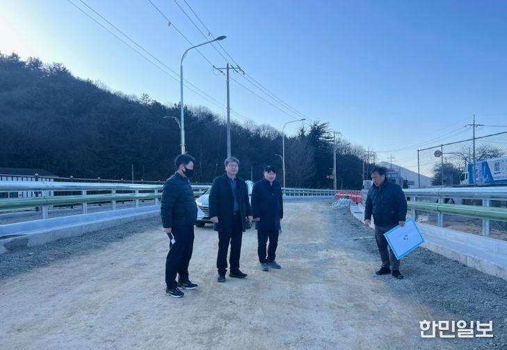 장승진 창원특례시 교통건설국장, 주요 현안 사업장 현장 점검