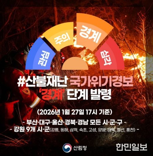 부산 동구, 산불재난 국가위기경보 ‘경계’ 단계에 대비 태세 강화