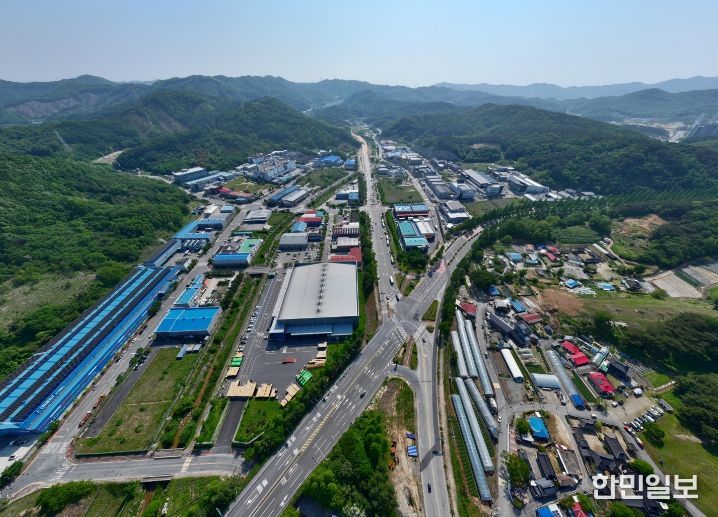 계룡산업단지 전경