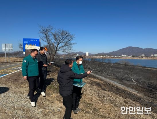 장금용 창원특례시장 권한대행, 대산면 들풀화재 현장점검 나서