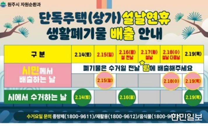 배출 안내문