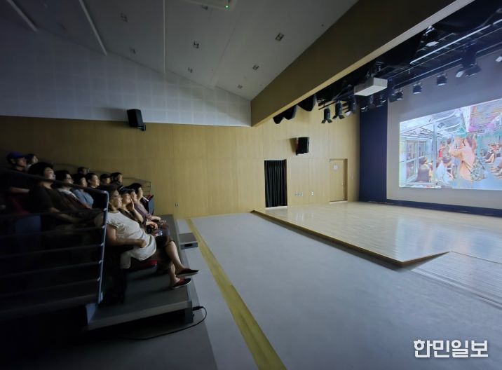 지난해 우리동네아지트 낭만극장 무료영화상영 모습