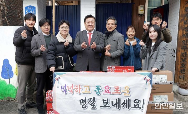 송인석 산업건설위원장, 따듯한 나눔으로 희망 전해