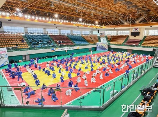 지난 2월 3일부터 13일까지 영천시에서 진행된 유도 동계 전지훈련 모습