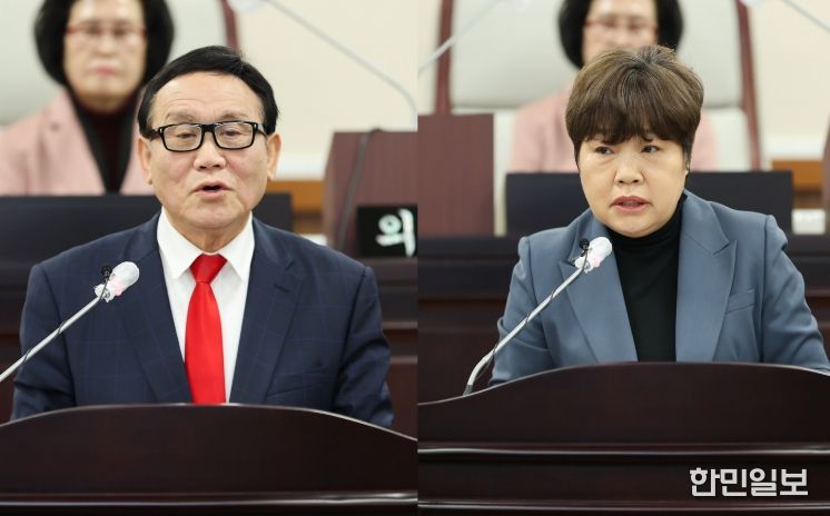 인천 동구의회 이영복 의원·윤재실 의원 의정자유발언