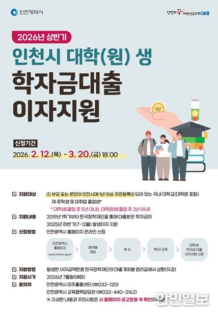 대학(원)생 학자금대출 이자 지원으로 청년 부담 완화