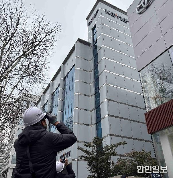 옥외광고물 현장 점검 사진