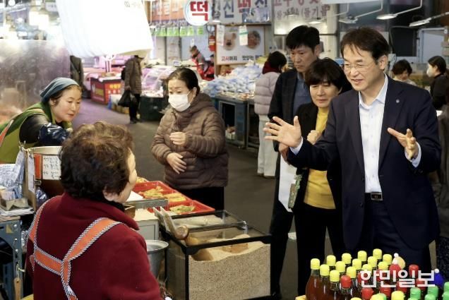 설 명절맞이 원당 전통시장 방문