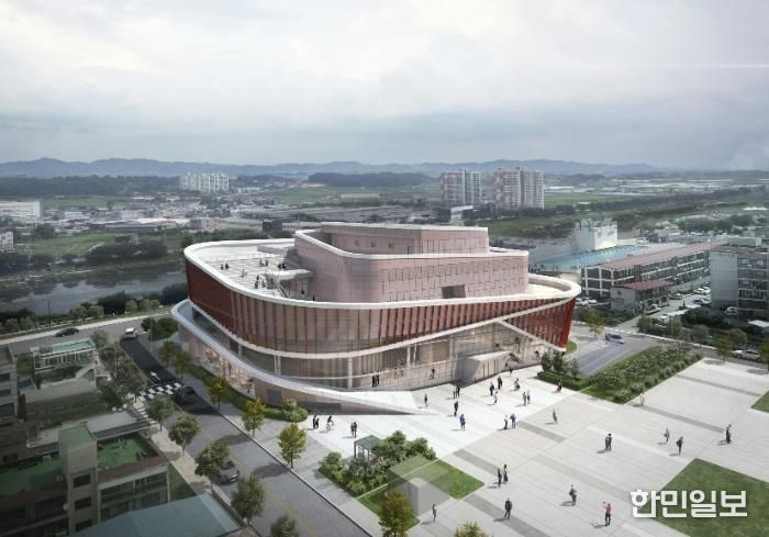 진천문화예술회관 조감도