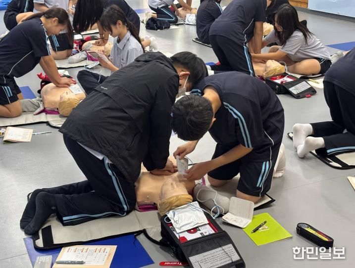 ‘응급처치 교육’ 모습