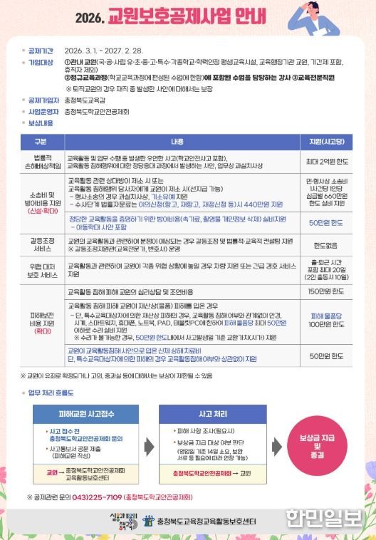 2026. 교원보호공제사업 보장 확대