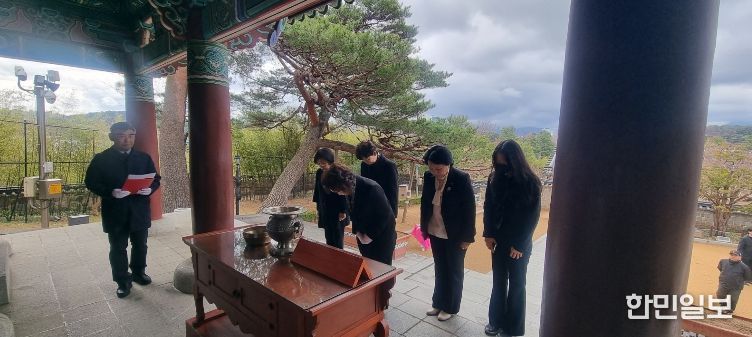 강릉시여성단체협의회 신사임당 얼 선양 오죽헌 참배