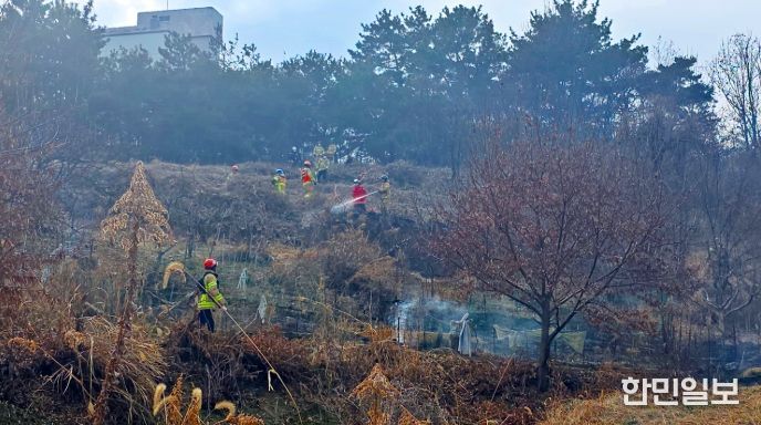 건조한 날씨 속 주말 사이 산불 8건 출동