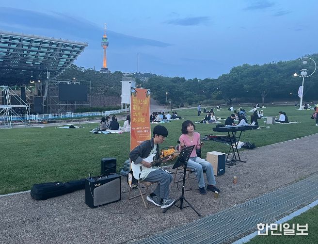 코오롱야외음악당 버스킹