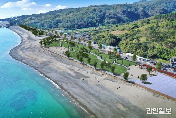 경주시가 추진 중인 ‘문무대왕릉 성역화 사업’ 조감도. 문무대왕릉 일대에 공원과 탐방로, 편의시설 등을 조성해 역사문화 관광공간으로 정비할 계획이다.