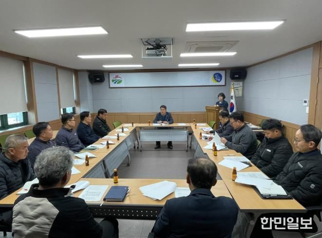 거창군 수도사업소, 2026년 맑은물 공급을 위한 협력업체 회의 개최