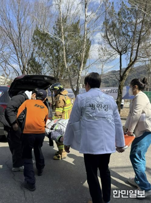 산림 많은 가평… 산불 대비 의료기관 대피 훈련