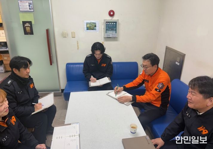 나주소방서, 봄철 화재 대비 현장 복무점검 실시