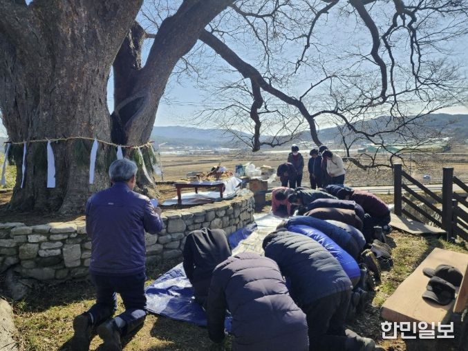 홍성군 갈산면 신촌리, 주민화합 당산제 개최