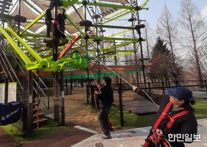 다방향 복합모험활동 구조물 안점점검