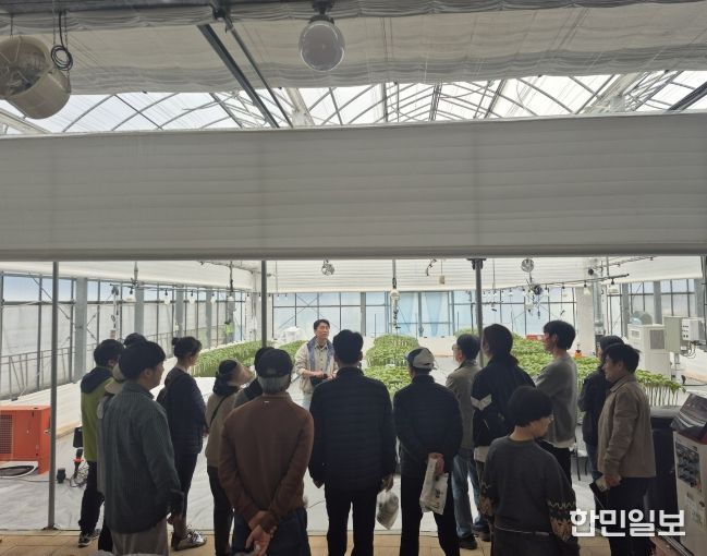 금산군농업기술센터 테스트베드 시설 현장기술교육 모습