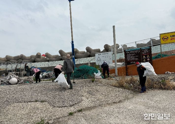 울주군, ‘나사항 바다 대청소’ 해양 환경정비 실시
