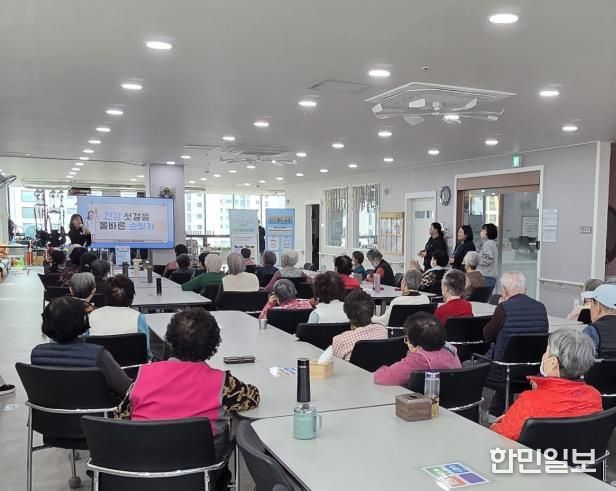 인천 중구보건소, 노인복지시설 ‘찾아가는, 올바른 손씻기 교육’ 추진