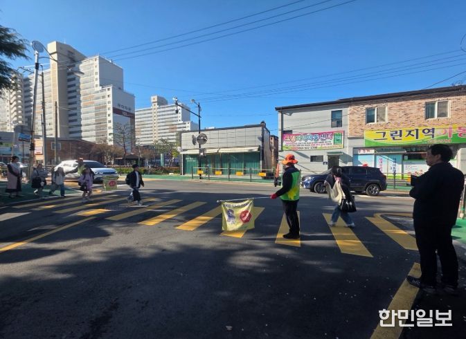 정읍시니어클럽 실버캅스, 등굣길 홍보 운동