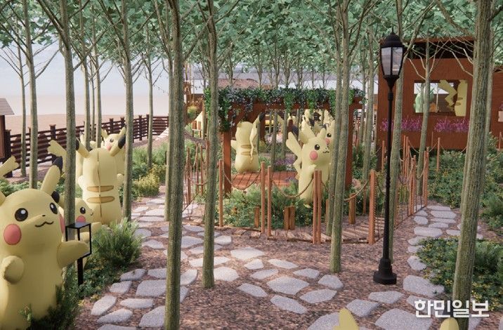 2026 서울국제정원박람회 캐릭터팝업정원 조감도(포켓몬코리아 팝업정원(포켓몬코리아 30주년))
