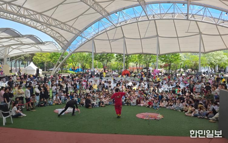 작년 5월 곡성섬진강기차마을에서 열린 어린이날 특별 행사