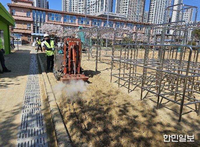 실외 어린이놀이시설 소독 지원