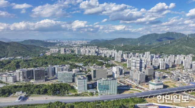 과천지식정보타운 전경