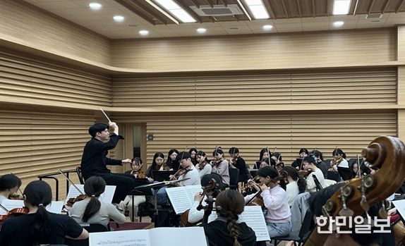 인천시립청소년교향악단 연습