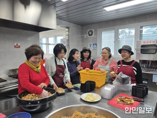 옥천면 지역사회보장협의체 반찬 나눔