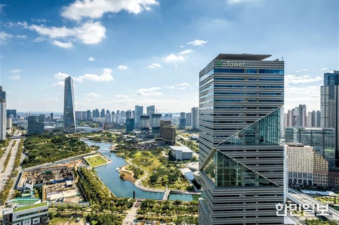 인천경제청(송도G-타워) 전경