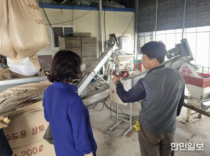 괴산군, 벼 종자소독 및 육묘 관리 현장 기술지원 강화